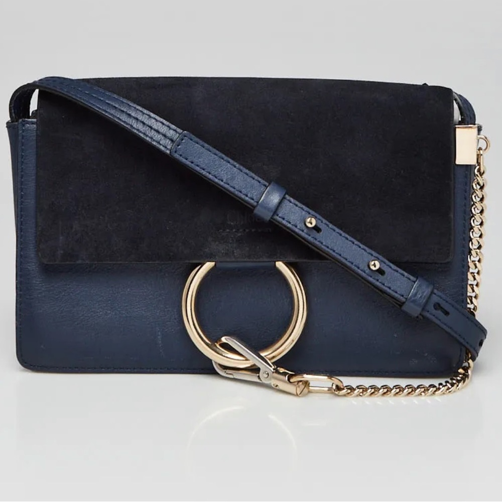 Chloe Faye Small Calfskin Crossbody Bag